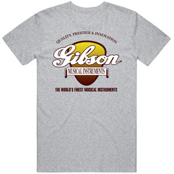 Gibson Logo Music Guitars T Shirt