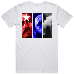Fidel Castro Flag Colors Star T Shirt