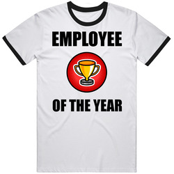 Employee Of The Year Trophy T Shirt