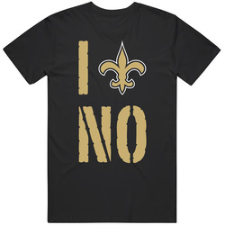 I Heart Love No New Orleans Saints T Shirt