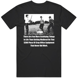 Office Space Movie Computer Beatdown Funny T Shirt