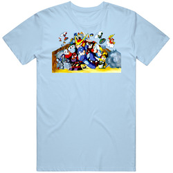 Mega Man 2 Video Game Nes Robot Bosses T Shirt