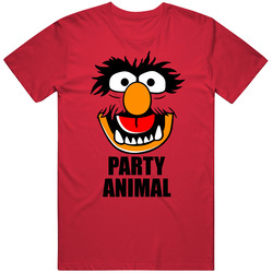 Animal Muppets Party Animal Funny Face T Shirt