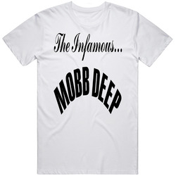 The Infamous Mobb Deep Rap Group Hip Hop Prodigy Tribute T Shirt