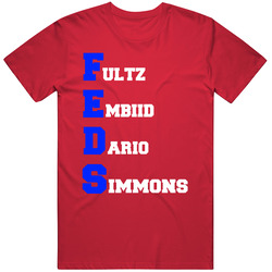 Feds Philadelphia Basketball Fultz Embiid Dario Simmons T Shirt