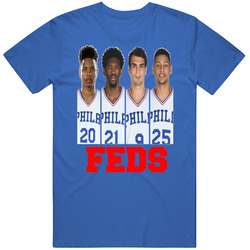The Feds Fultz Embiid Dario Simmons Basektball Philadelphia T Shirt