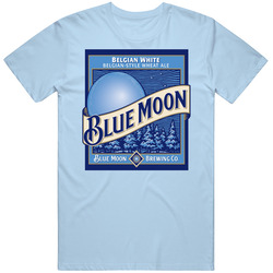 Blue Moon Belgian Beer Brewing Drink Alcohol T Shirt