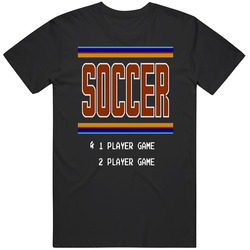 Soccer Nes Video Game Title Screen 80s T Shirt