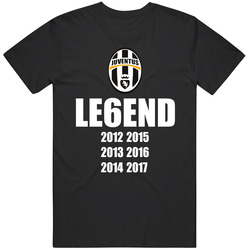 Juventus Soccer Serie A Scudetto Le6end Champions T Shirt