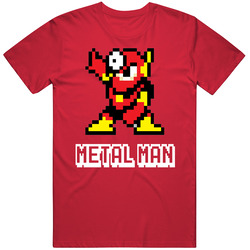Metal Man Mega Man 2 Robot Enemy Nes Video Game T Shirt