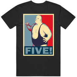 King Kong Bundy Hope Wrestling Five T Shirt