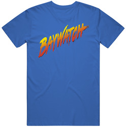 Baywatch Movie Title Tv Show Title Lifeguards T Shirt