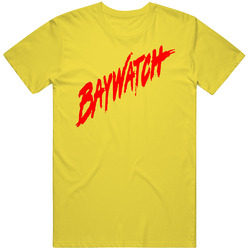 Baywatch Movie Tv Show Title Lifeguards Beach T Shirt