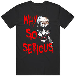 Why So Serious Joker The Dark Knight Comic Book Movie T Shirt