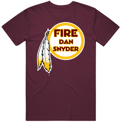 Fire Dan Snyder Washington Football Owner Hockey T Shirt