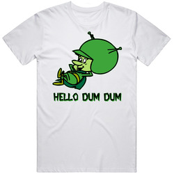 The Great Gazoo Hello Dum Dum Flintstones Cartoon T Shirt