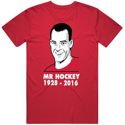 Mr Hockey Gordie Howe Tribute Detroit Hockey T Shirt
