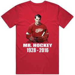 Mr Hockey Tribute Gordie Howe Detroit Hockey Legend T Shirt