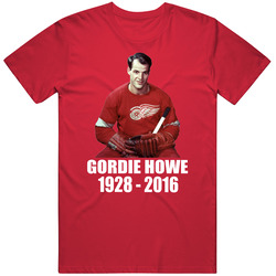 Gordie Howe Tribute Detroit Hockey Legend Mr Hockey T Shirt