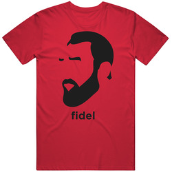 Fidel Castro Tribute Cuba Revolution Fidel Beard T Shirt