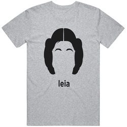Princess Leia Hair Star Wars Tribute T Shirt