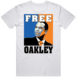 Free Oakley Charles Oakley New York Basketball Legend T Shirt