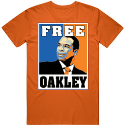 Free Oakley New York Charles Oakley Basketball T Shirt