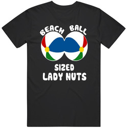 Beach Ball Sized Lady Nuts Walking Dead Negan Quote T Shirt