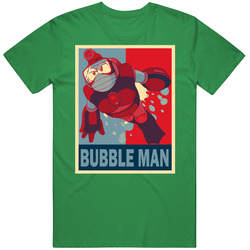 Bubble Man Mega Man Boss Video Game Nes T Shirt