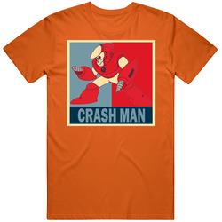 Crash Man Mega Man Boss Video Game Nes T Shirt