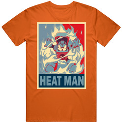 Heat Man Mega Man Boss Video Game Nes T Shirt