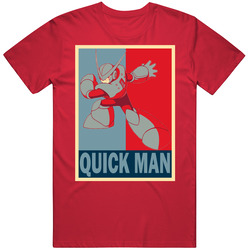 Quick Man Mega Man Boss Video Game Nes T Shirt