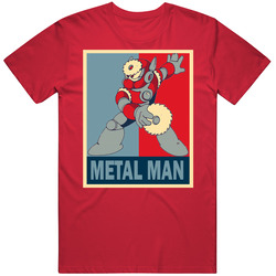 Metal Man Mega Man Boss Video Game Nes T Shirt