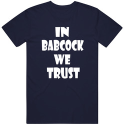 In Babcock We Trust Mike Backcock Toronto Hockey T Shirt