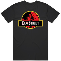 Nightmare On Elm Street Jurassic Park Mashup Movie Cool T Shirt