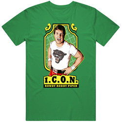 Rowdy Roddy Piper Icon Wrestling Tribute T Shirt