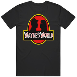 Wayne's World Movie 90s Snl Jurrasic Park Parody T Shirt