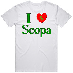I Love Scopa Italian Cards Playing Cards T Shirt
