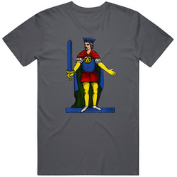 King Italian Cards Sword Spade Briscola Scopa T Shirt