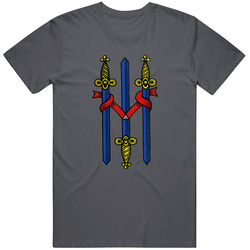 3 Three Swords Spade Italian Cards Briscola Scopa T Shirt