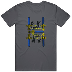 5 Five Swords Spade Italian Cards Briscola Scopa T Shirt