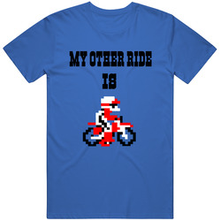 My Other Ride Is Excitebike Nes Video Game Old School T Shirt