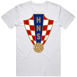 Croatia Soccer Football World Cup Logo Crest T Shirt