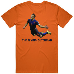 Robin Van Persie The Flying Dutchman World Cup Soccer Netherlands T Sh