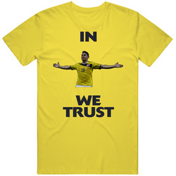 In James Rodriguez We Trust Colombia Soccer Futbol World Cup T Shirt