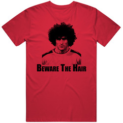 Fellaini Beware The Hair Soccer World Cup Belgium Futbol T Shirt