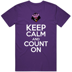 Keep Calm And Count On Count Dracula T Shirt