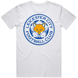 Leicester City Fc English Soccer Crest Futbol T Shirt