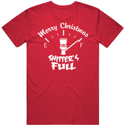 Merry Christmas Shitters Full Cousin Eddie Christmas Vacation T Shirt