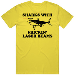 Sharks With Laser Beams Funny Doctor Evil Austin Powers Myers T Shirt